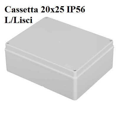 Cassetta 20x25 IP56 L/Lisci